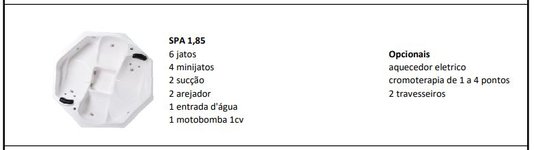Spa Octogonal Multifibra em Gel Coat Padrão