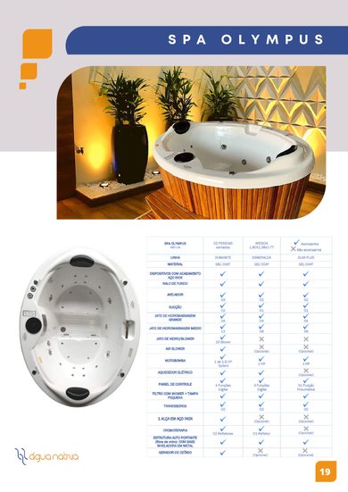 Spa Oval Olympus Diamante em Gel Coat