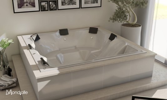 SPA Quadrada Cassino em Acrílico