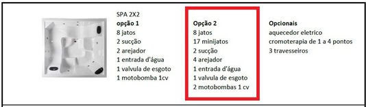 Spa Quadrado Multifibra em Gel Coat Master