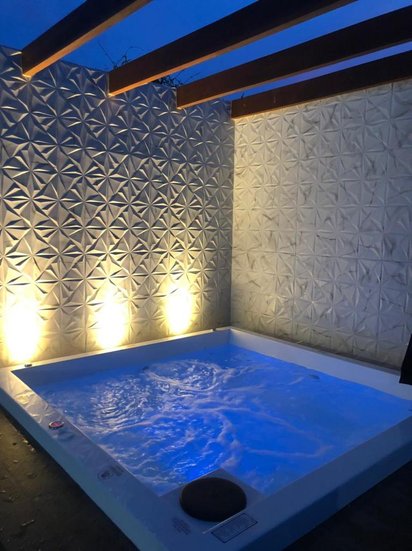 Spa Quadrado Araucária Esmeralda em Gel Coat