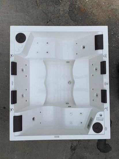 Spa Quadrado Atlantis Slim Plus em Gel Coat