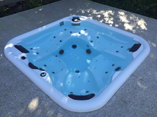 Spa Quadrado Aurora Diamante em Gel Coat