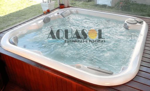 Spa Quadrado Guaratuba Slim em Gel Coat
