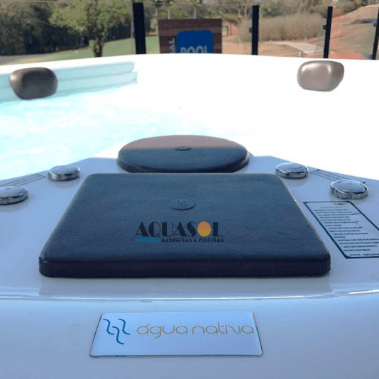 Spa Quadrado Guaratuba Slim em Gel Coat