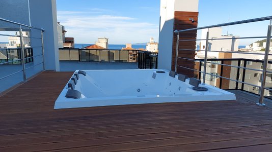 Spa Quadrado Infinity Diamante em Gel Coat