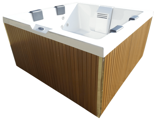 SPA Quadrado J170 Jacuzzi em Àcrílico Com Fechamento e Cobertura Térmica