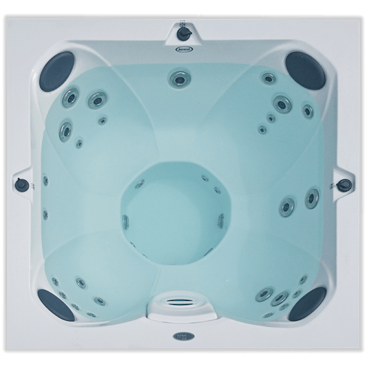 Spa Quadrado J195 Jacuzzi em Acrílico com Fechamento e Cobertura Térmica