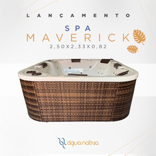 Spa Quadrado Maverick Diamante em Gel Coat