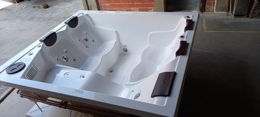 Spa Quadrado Oceane Esmeralda em Gel Coat*