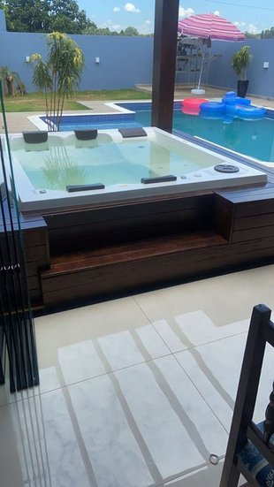 Spa Quadrado Oceane Slim Plus em Gel Coat