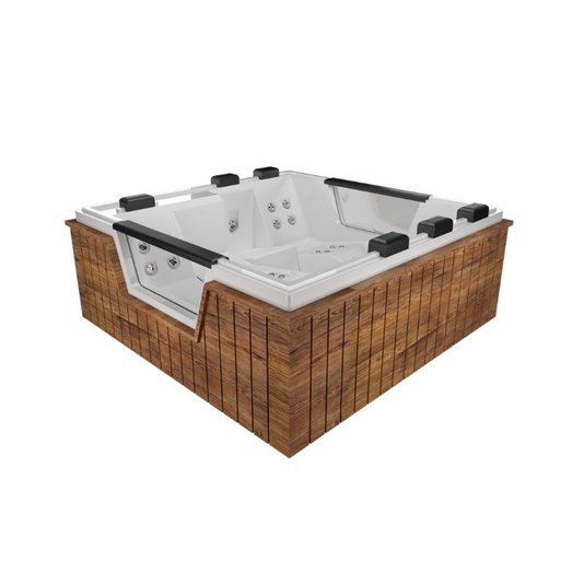 Spa Quadrado Pádua em Gel Coat