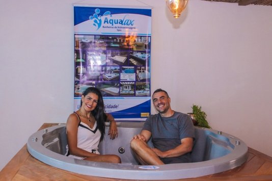 SPA Redondo Girassol Padrão em Gel Coat