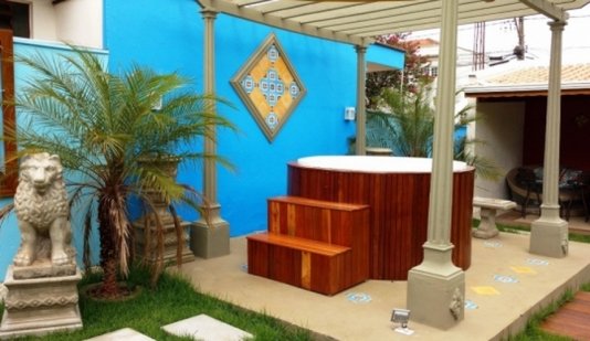 SPA Redondo Girassol Padrão em Gel Coat