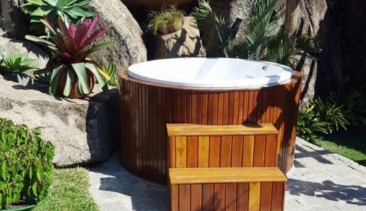 SPA Redondo Girassol Padrão em Gel Coat