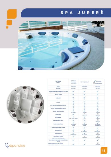 Spa Redondo Jurerê Diamante em Gel Coat