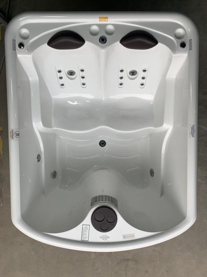 Spa Retangular Dueto Diamante em Gel Coat
