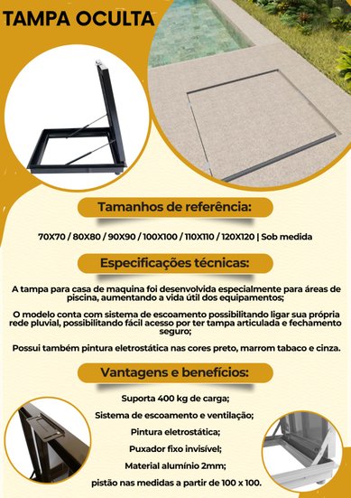 Tampa Casa De Máquina Oculta