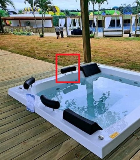 Travesseiro com Hastes para SPAS e Banheiras Aqualax*