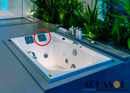 Travesseiro Exclusivo para Banheiras Carina Jacuzzi