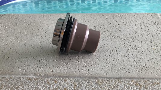 Válvula de Saída em Acabamento Inox para Banheiras