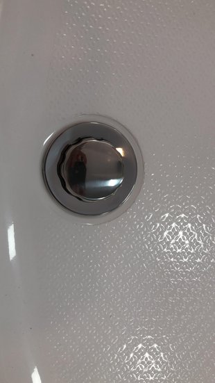 Válvula de Saída em Acabamento Inox para Banheiras