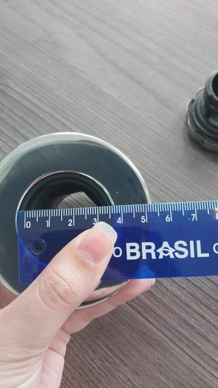 Válvula de Saída em Acabamento Inox para Banheiras