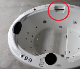 1 Alça de Apoio em Aço Inox para SPA Olympus