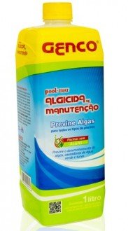 Algicida Manutenção Genco Previne Algas em Piscinas