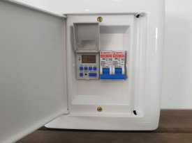 Quadro Elétrico para Piscinas com 2 Disjuntores+timer
