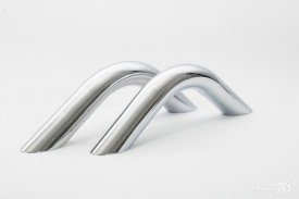 Conjunto de Pega-Mão em Metal para Banheiras