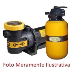 Filtro com Motobomba para Piscinas 19 até 39 Mil Litros Jacuzzi 12 TP e Bomba 1/4CV