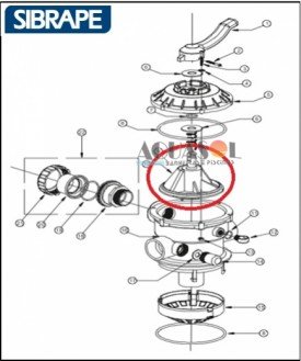 Distribuidor da Válvula Sibrape / Desviador Sibrape