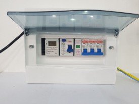 Quadro de Comando para Piscina com Timer Digital + Saída para Motor + Saída de Iluminação +Saída para Motor de Cascata ou Aquecimento