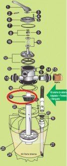 Cesto Quebra Jato do Filtro Hidrasul Linha H e TWI