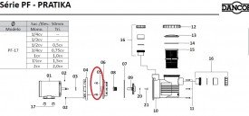Parafuso Sextavado do Motor Dancor 3/8 x5/8"UNC