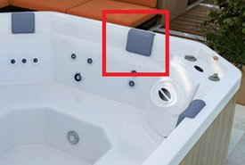 Apoio de Cabeça Exclusivo Para SPA Meridian Quality Jacuzzi