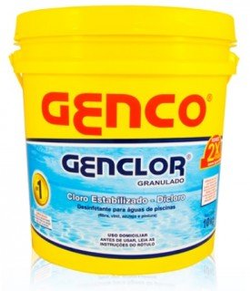 Cloro Granulado para piscina Genco Genclor de 10kg
