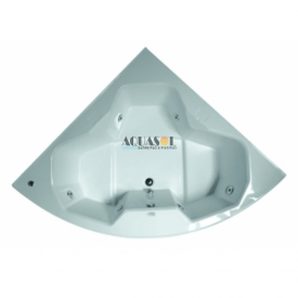 Banheira de Canto Bromélia Padrão em Gel Coat