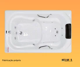 Banheira Dupla de Hidromassagem Itamaracá Diamante em Acrílico *