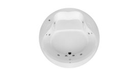 Banheira Redonda Catania em Gel Coat