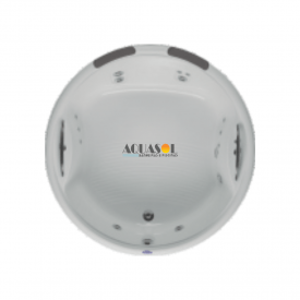 Banheira Redonda Sevilla Slim em Acrílico