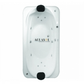 Banheira Retangular Alpínia Master Individual em Gel Coat*