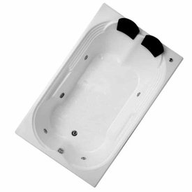 Banheira Retangular Dupla Ascoli em Gel Coat