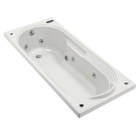 Banheira Retangular Individual Ascoli em Gel Coat