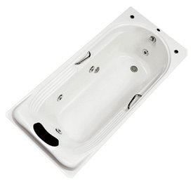 Banheira Retangular Individual Ascoli Master em Gel Coat