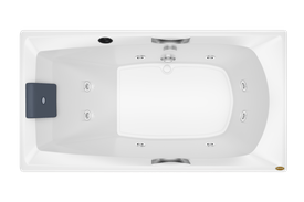 Banheira Retangular Carina Single G4 Young em Acrílico