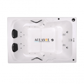 Banheira Dupla Ametista Diamante em Gel Coat