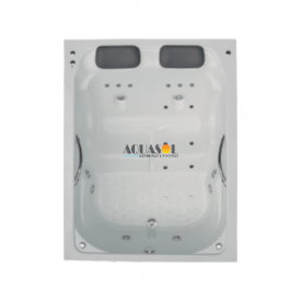 Banheira Retangular Dupla Siesta Premium em Acrílico