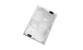 Banheira Retangular Lecce Dupla Master em Gel Coat